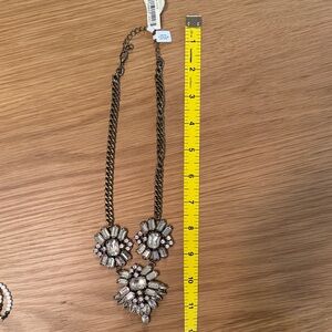 Nordstrom Gold and Silver Floral Necklace
